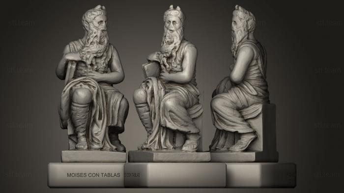 Статуи античные и исторические Moiss con tablas